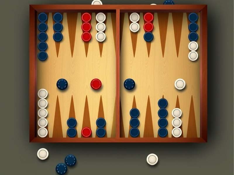 Evolution of backgammon from physical board to online game interface