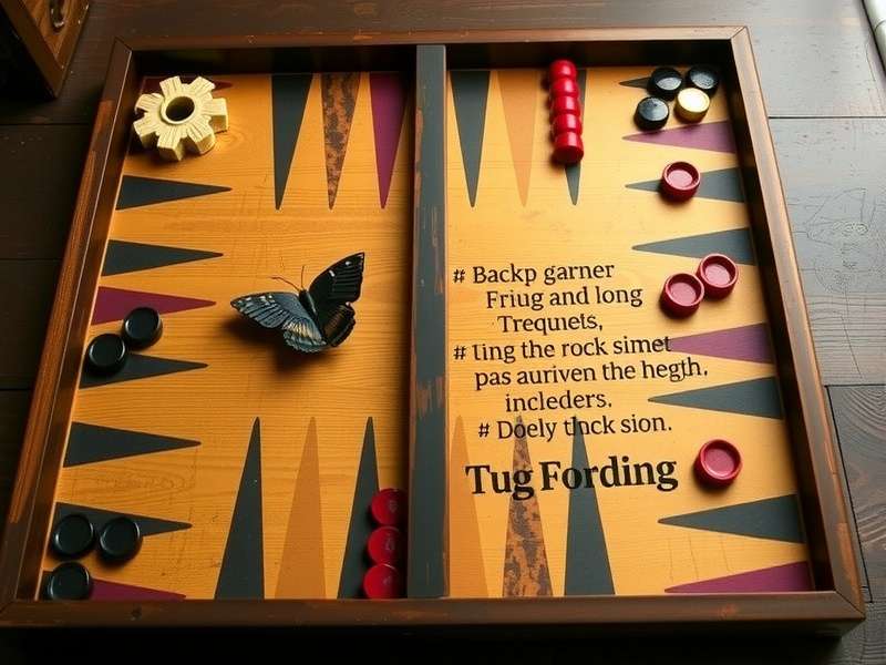 Traditional Indian backgammon set with intricate wooden carving