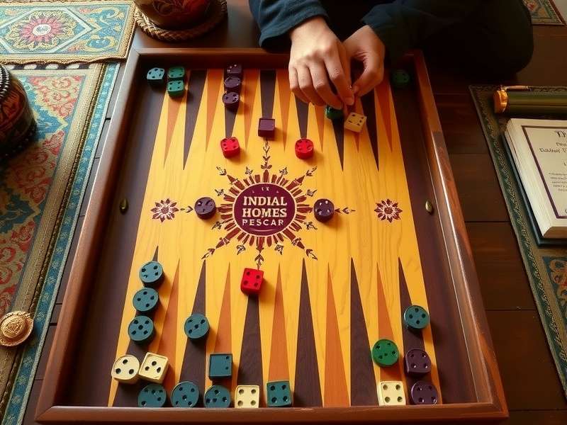 Strategic analysis of backgammon setup showing weak and strong points