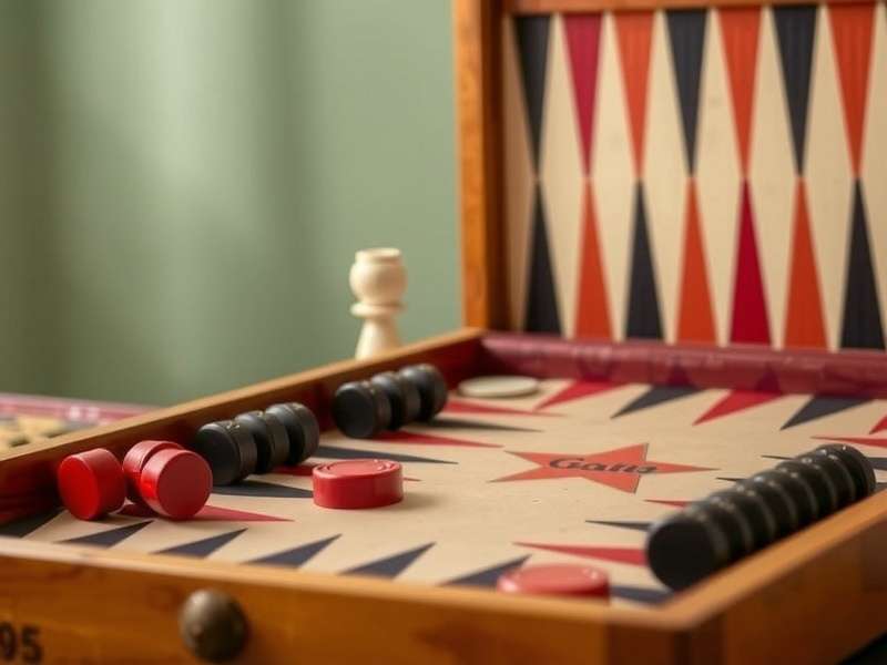 Diagram of a backgammon board setup with checkers positions and points labeled