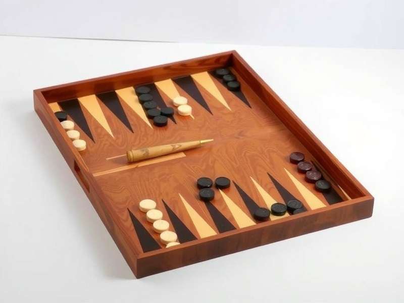 Backgammon board setup with checkers placed correctly