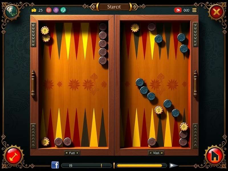 Indian player mastering online backgammon on a smartphone and laptop