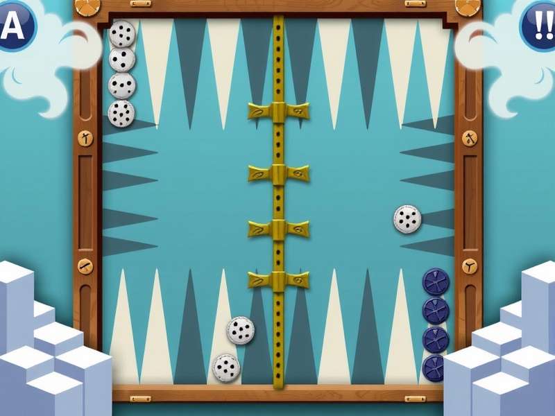 A group of players engaged in a serious backgammon strategy session in a Mumbai club