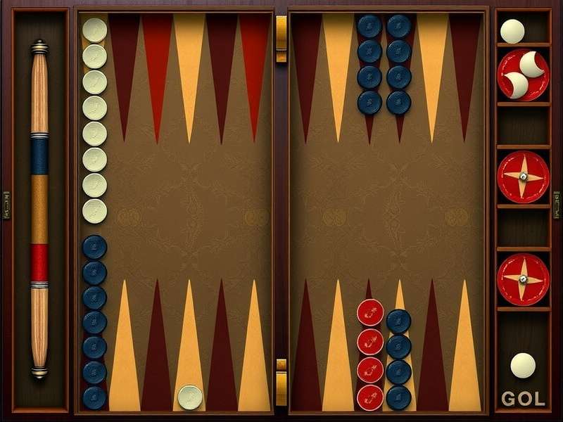Two players intensely competing in an online backgammon match on digital devices