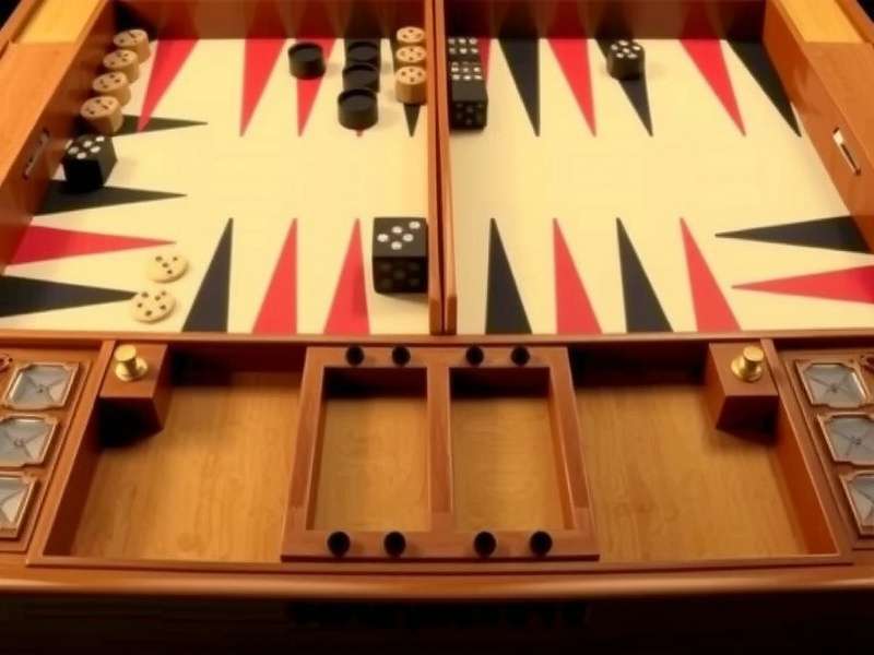 Arkadium Backgammon online gameplay screen on a laptop and mobile