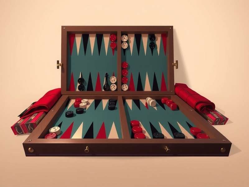 A competitive backgammon match in progress at Heroes Backgammon Studio