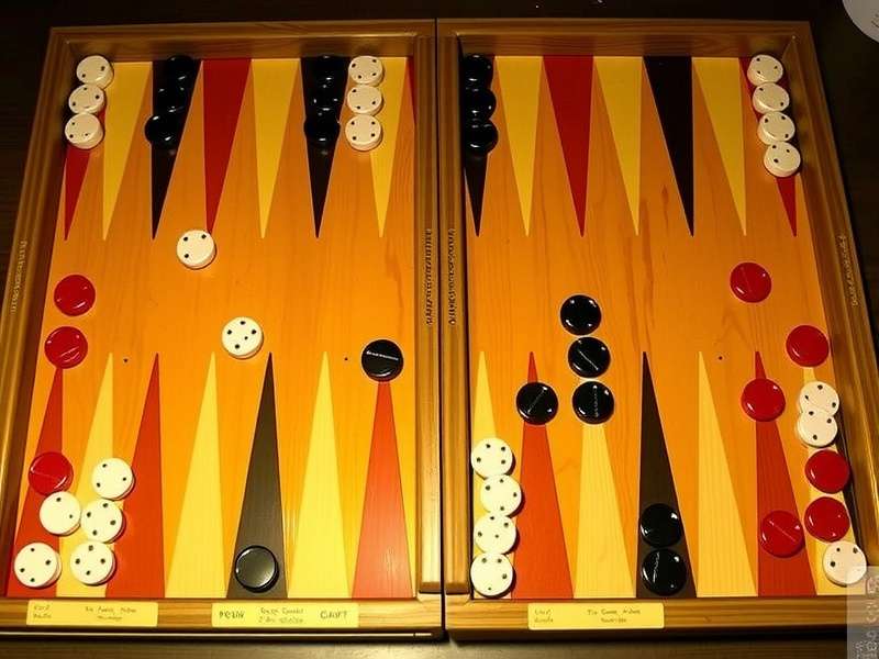 Crazy Games Backgammon digital interface showing a vibrant board and dice