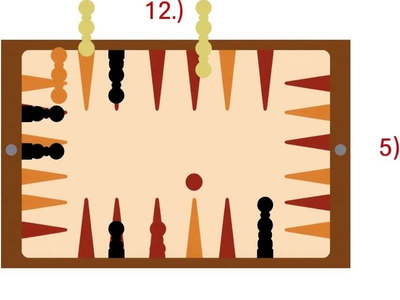 Backgammon board sizes comparison chart showing standard tournament, club, and travel board dimensions