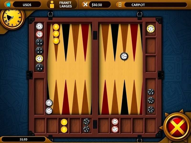 Backgammon board layout showing 24 points, home boards, and checkers arranged for play — Backgammon Board How To Play guide for India