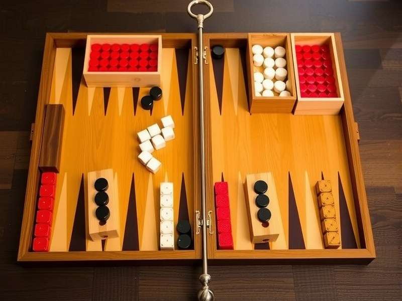 Travel Backgammon set with magnetic checkers and folding board, perfect for Indian travellers